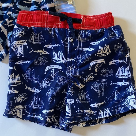 Mud Pie 24m-2T/3T Swim Short Set - Picture 2 of 7